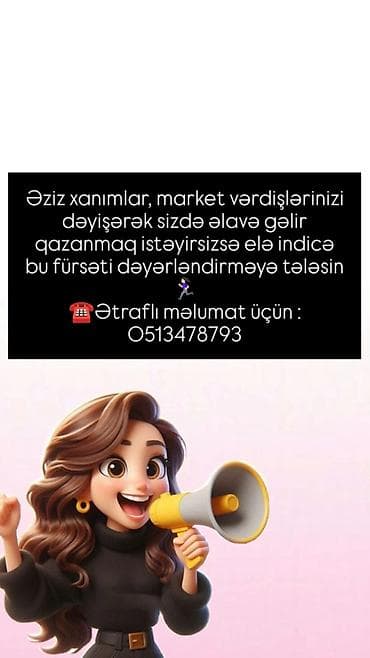Marketoloq, 18 yaş, Təcrübəsiz, Dəyişən qrafik — 1