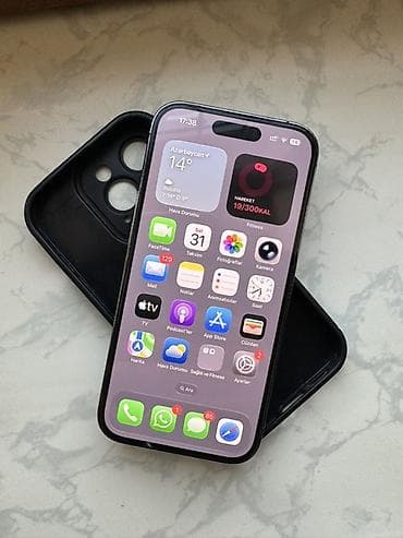 iphone x kamera: IPhone 14 Pro, 128 GB, Deep Purple, Face ID, Simsiz şarj — 1