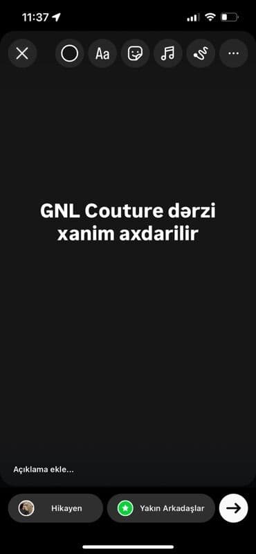 derzi is elanlari: GNL Couture üçün dərzi xanım tələb olunur. - Qadın geyimlərinin — 1