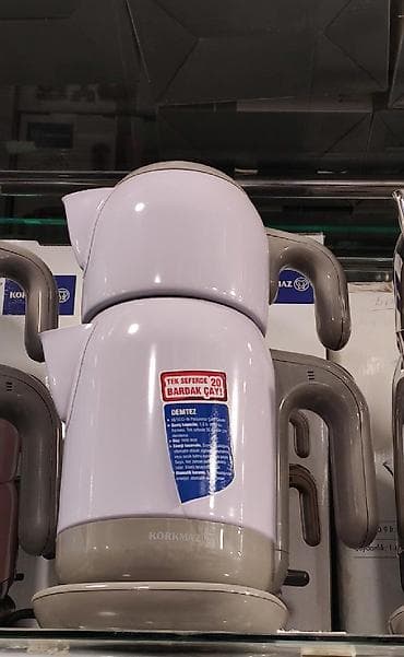 Samovar elektrik çaydan çaynik caydan caynik Korkmaz Turk istehsali