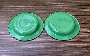 Emal örtüklü dərin boşqablar (3 ədəd) Sovetindir. Anlayışı olan