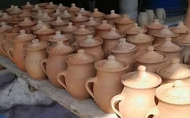 Əl istehsalı gil qablar – mətbəx və süfrə üçün Məhsul təsviri: -