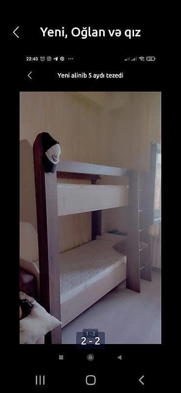 döşəkcələr: Oğlan və qız üçün, Yeni, Çarpayı, Matras ilə — 1