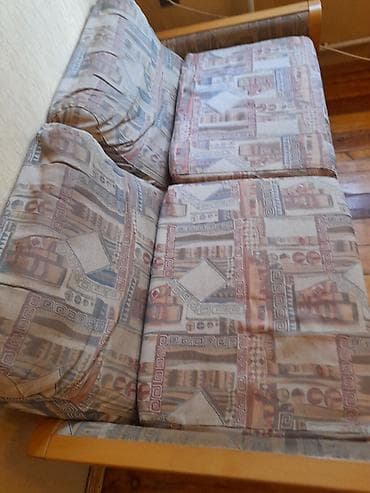 krep parca: Yumşaq divan satılır. Kompakt ölçülü, az yer tutan modeldir. Taxta — 3