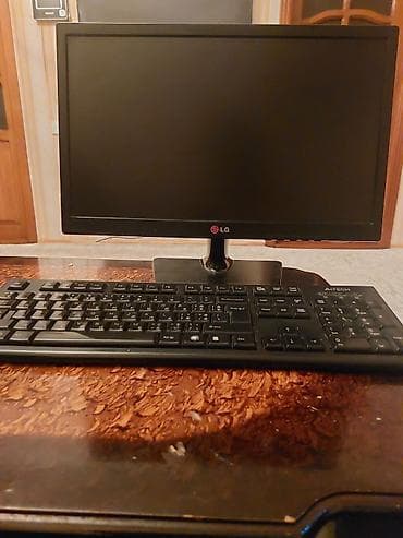 kompüter işlənmiş: LG monitor və A4Tech klaviatura seti - Monitor: LG markalı LCD ekran — 2