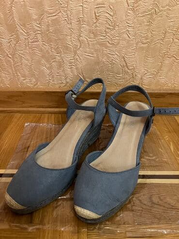 mavi mokasinlər: Ölçü: 37, rəng - Mavi, İşlənmiş — 1