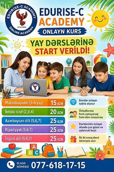 azal telebe bileti: Məktəbəqədər və ibtidai sinif hazırlığı, Azərbaycan dili, Onlayn — 1