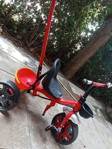 teker velosiped: Uşaq üçtəkərli velosipedi – BaoRun - Rəng: qırmızı-qara - 3 təkərli — 2