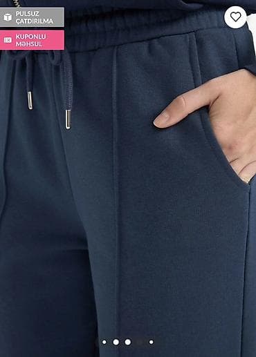 de facto sweatshirt: Şalvar, Defacto, XS, rəng - Göy — 3