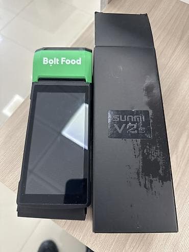 Онлайн кассы: Sunmi V2s (Bolt Food brendli) portativ POS/çatdırılma terminalı Salam — 1