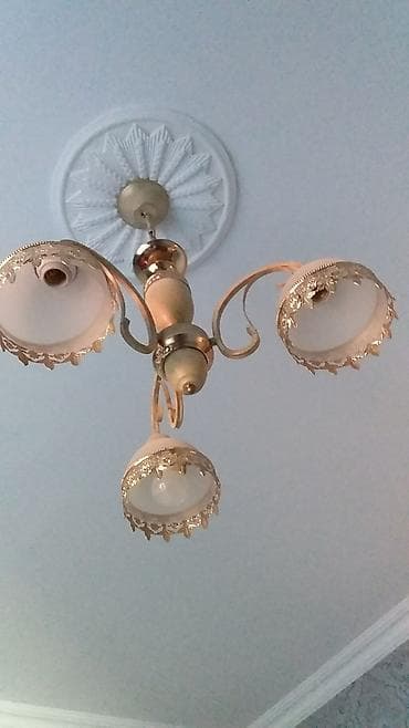 lyustr: Çılçıraq, 6 lampa, Metal — 4