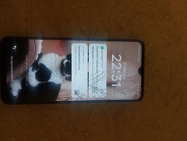 duymeli telfonlar: Oppo A8, rəng - Mavi, Qırıq — 2