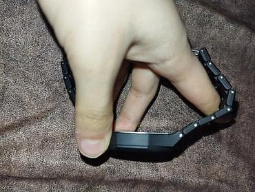 Наручные часы: Minimalist dizaynlı qara qol saatı - Tam qara mat korpus və metal — 2