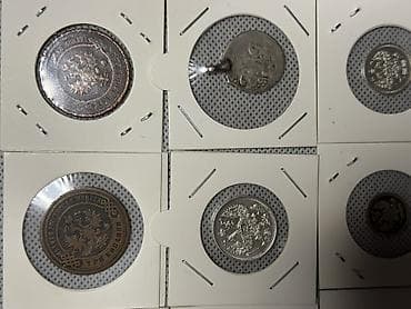 İdman və hobbi: Kolleksiya üçün köhnə Rusiya imperiyası sikkələri dəsti - — 1