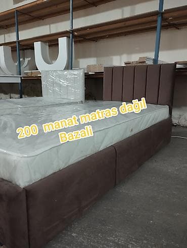 Yeni, Təknəfərlik çarpayı, Bazalı, Matras ilə, Siyirməsiz, Azərbaycan