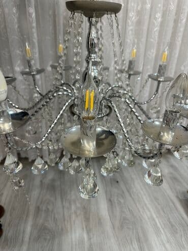 mətbəx üçün çılçıraq: Çılçıraq, 10 və daha çox lampa, Metal — 2