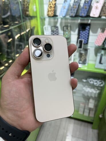 telfon ayfon: IPhone 16 Pro, 256 GB, Desert Titanium, Simsiz şarj, Face ID — 3