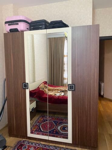 yataq dəstləri və qiymətləri: Yataq dəsti, yataq, dolab (216x180x62), 2 ədəd tumboçka (45x45x48 — 5