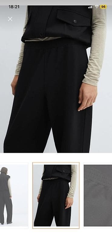 qara şalvar: Şalvar, Mango, M, rəng - Qara — 6