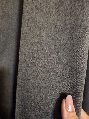 şalvar kişi: Klassik Şalvar, Massimo Dutti, rəng - Qara — 3