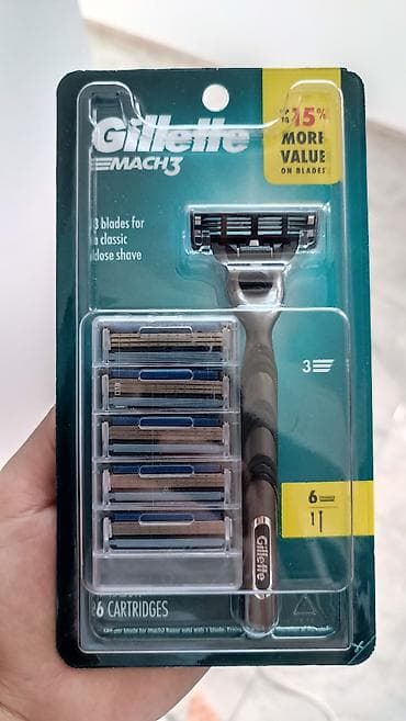 ugg azerbaijan: 6 -Cartridges Gillette Mach 3 QİYMƏT SONDUR!!!!!! TƏZƏ - AÇILMAMIŞ! — 1