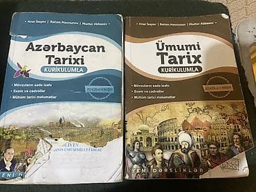 Məhsul: “Azərbaycan Tarixi – Kurikulumla” və “Ümumi Tarix –