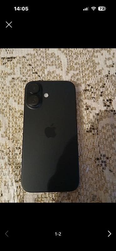 iphone 16 işlənmiş: IPhone 16, 256 GB, Qara — 1
