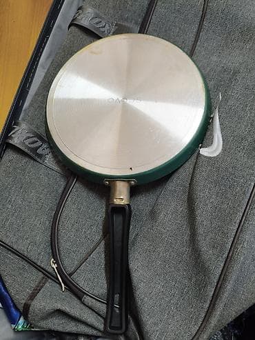 elektrik tava: Tava, rəng - Yaşıl, Paslanmayan polad — 2