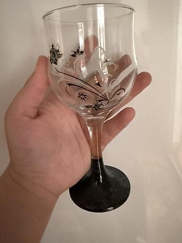 ucuz tablolar: Qədəhlər, rəng - Qara, Şüşə, 6 ədədli dəst — 2