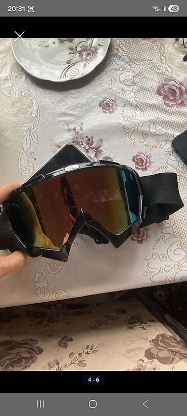 mator sepi: Motokross/enduro tipli tam üzlü kask + çıxarıla bilən qoruyucu eynək — 2