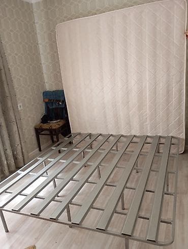 İşlənmiş, İkinəfərlik çarpayı, Bazasız, Matras ilə, Siyirməsiz