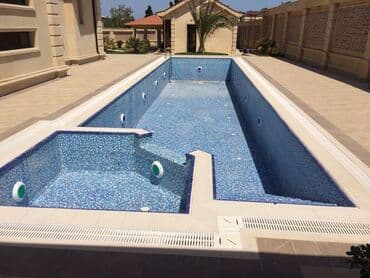 бетонные кольца больших размеров: Hovuz tikintisi, 0 dan hovuzlarin tikilmesi, sade skimer ve dasma — 4