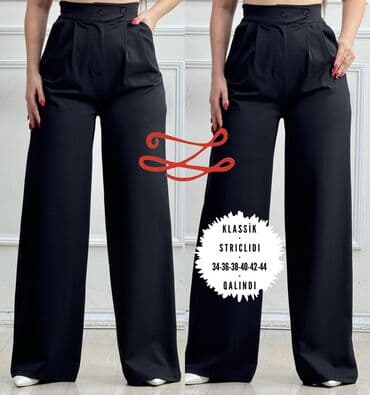 enli şalvar modelleri: Şalvar, Zara, rəng - Qara — 1