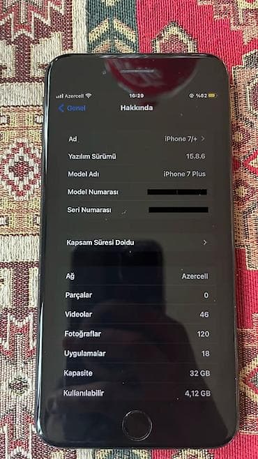 IPhone 7 Plus, 32 GB, Qara, Barmaq izi lalafo.az -da IPhone 7 Plus, 32 GB, Qara, Barmaq izi