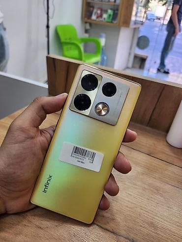 ınfinix note 30 pro: Infinix Note 40 Pro, 256 GB, rəng - Qızılı, Sensor, Face ID, Zəmanət — 1