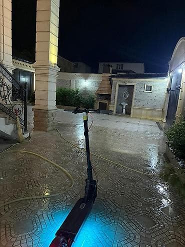 Elektrik nəqliyyatı: Elektrikli skuter - Güclü ön far və arxa işıq: gecə sürüşləri üçün — 3