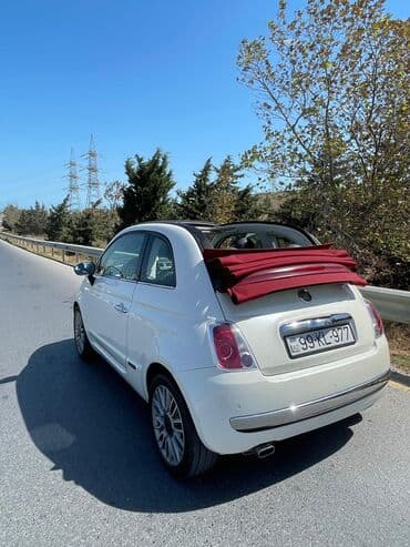qadın maşınları qiyməti: Fiat 500: 1.2 l | 2015 il 114000 km Kabriolet — 2