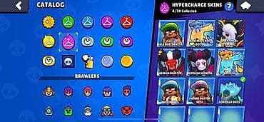 bag evinde is: Brawl Stars hesabı. Hesabın görüntülərdə görünən əsas göstəriciləri — 9