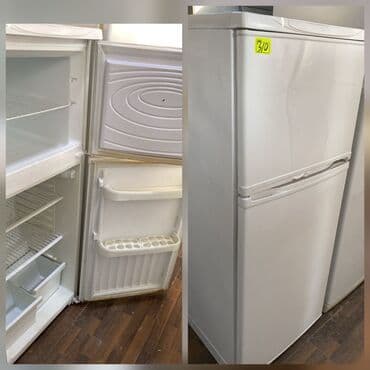 Iki qapılı məişət soyuducusu - Yuxarıda dondurucu bölmə, aşağıda əsas