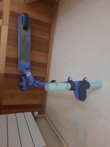 детский мотоцикл каталка: BATAREYKASI XARABDIR Uşaq skuterı – mavi rəng - Rəng: mavi (aqua — 1