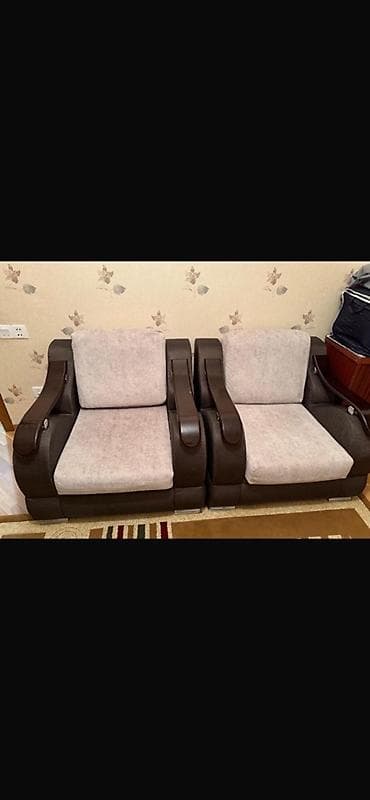 Классический диван, 2 кресла, С подъемным механизмом, Нераскладной — 2