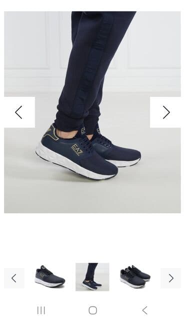 Səndəl və şəp-şüplər: Emporio Armani EA7 kişi idman/yürüyüş ayaqqabısı. Originaldır — 2