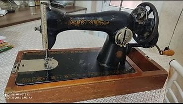 Mexaniki tikiş maşını – klassik əl qolu ilə idarə olunan model