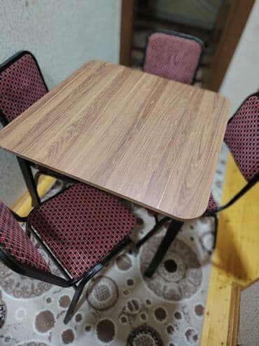 metbex stol stul işlenmiş: Mətbəx üçün, İşlənmiş, 4 stul — 1