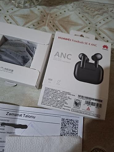 Masaüstü kompüterlər və iş stansiyaları: HUAWEI FreeBuds SE 4 ANC qulaqlıq Aktiv səs-küyün azaldılması (ANC) — 2