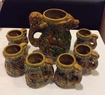 Dolça dəsti. Неиспользованный керамический набор: кувшин и 6 кружек lalafo.az -da Dolça dəsti. Неиспользованный керамический набор: кувшин и 6 кружек