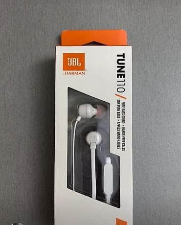 apple ipod touch: Yeni Simli Qulaqcıqlar, JBL, rəng - Ağ — 2