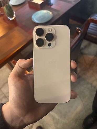 apple 12 mini: IPhone 16 Pro, 256 GB, Desert Titanium, Barmaq izi, Face ID — 5