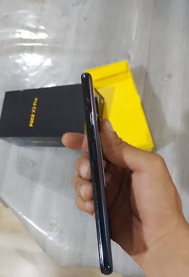 macbook pro: Poco X3 Pro, 256 GB, rəng - Qara, Barmaq izi — 4