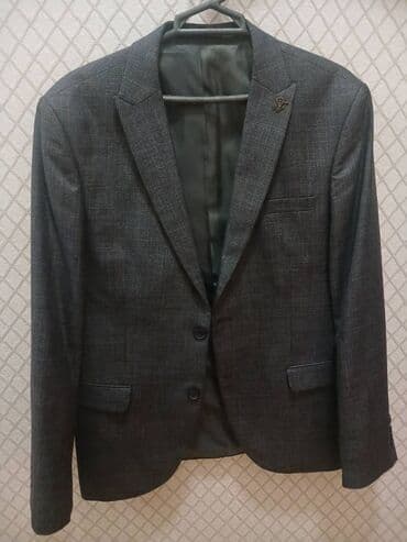 прокат мужских костюмов в баку: Kostyum (Boz) Şalvar ölçüləri : Bel umumi 94sm uzunluq 98sm (ehtiyat — 1